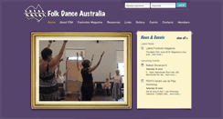 Desktop Screenshot of folkdanceaustralia.org.au